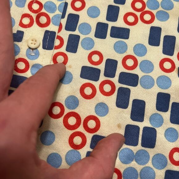 VINTAGE 70s Mod Dagger Collar Disco Shirt MCM Susan Scott Size 10 Women’s - Picture 8 of 8